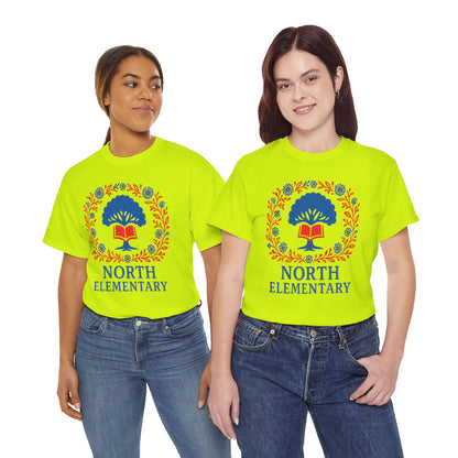 Floral North Elementary Spartan Gildan Tee