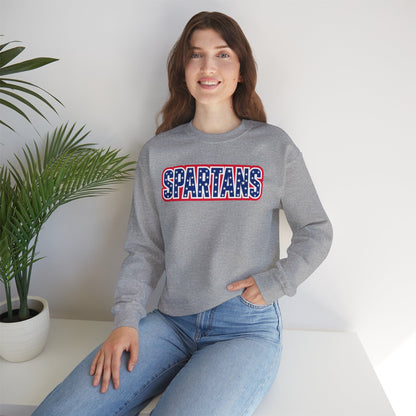 Spartans Patriotic Gildan Sweatshirt