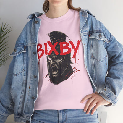Bixby Spartan Helmet Chaos Gildan Tee