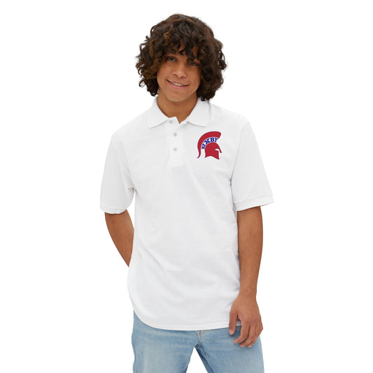 Spartan Red Logo Jerzees Polo