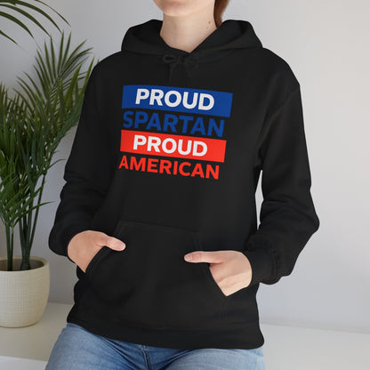 Proud Spartan Proud American Gildan Hoodie