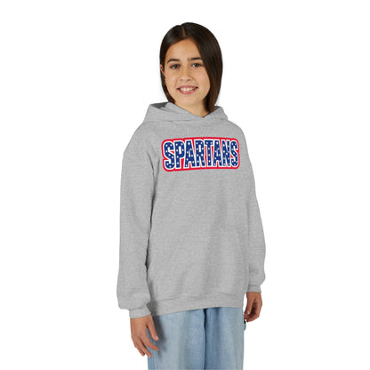 Spartans Patriotic Youth Gildan Hoodie