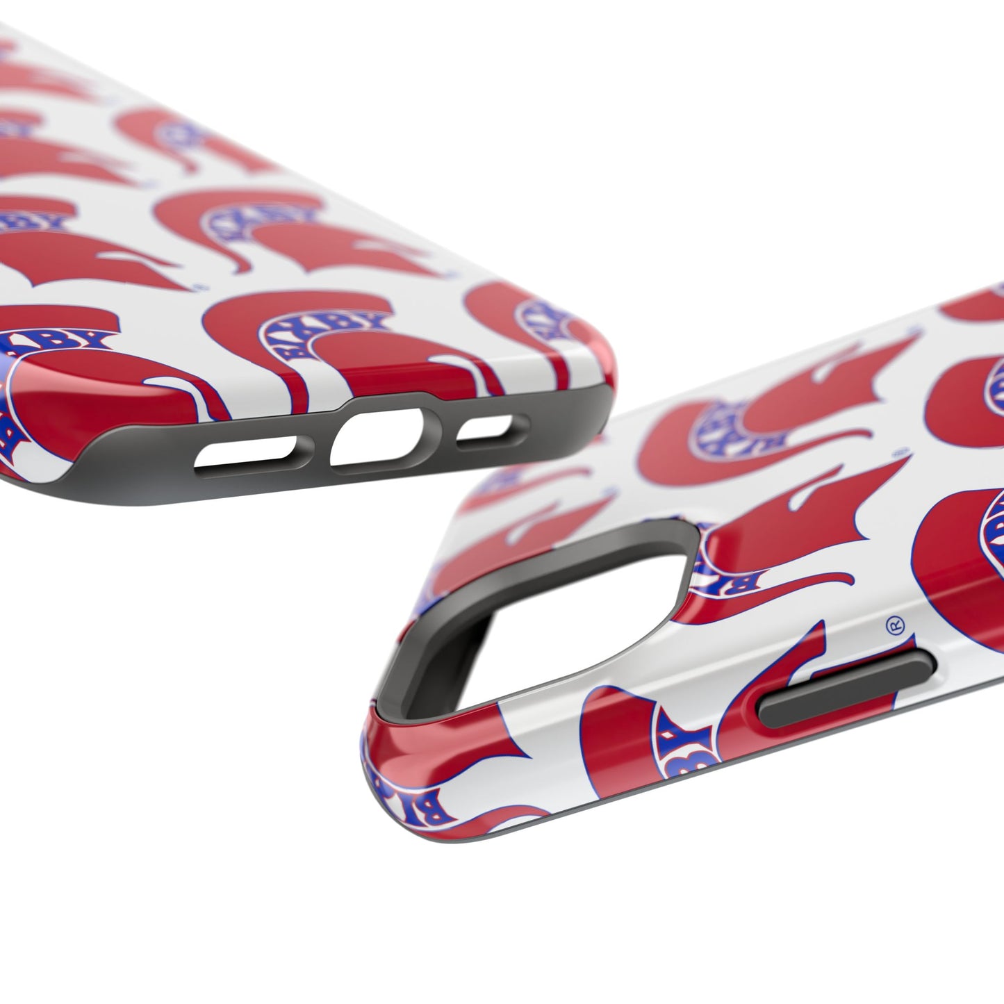 Bixby Spartan Red Logo Impact Resistant iPhone Case