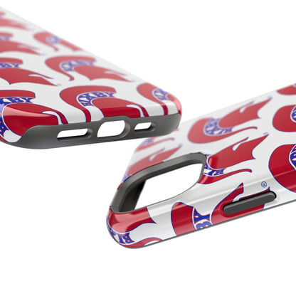 Bixby Spartan Red Logo Impact Resistant iPhone Case