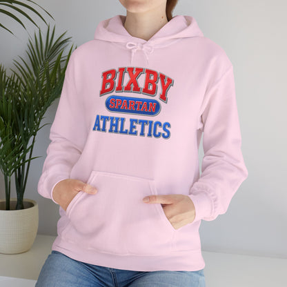 Bixby Spartan Athletics Metallic Gildan Hoodie
