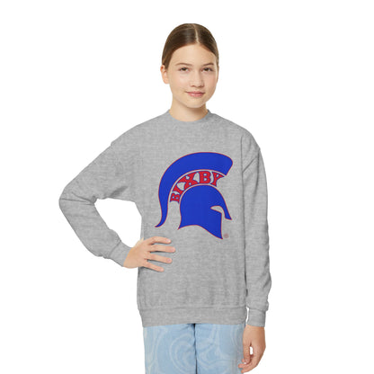 Spartan Blue Logo Youth Gildan Sweatshirt