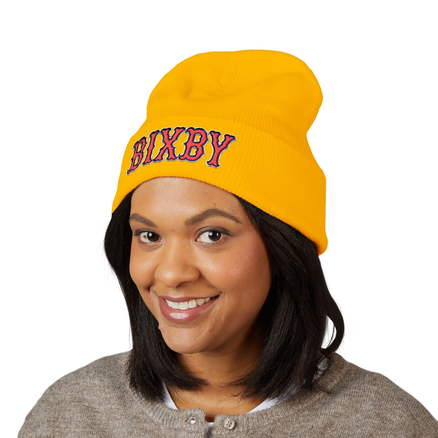 Bixby Embroidered Cuffed Cozy Beanie