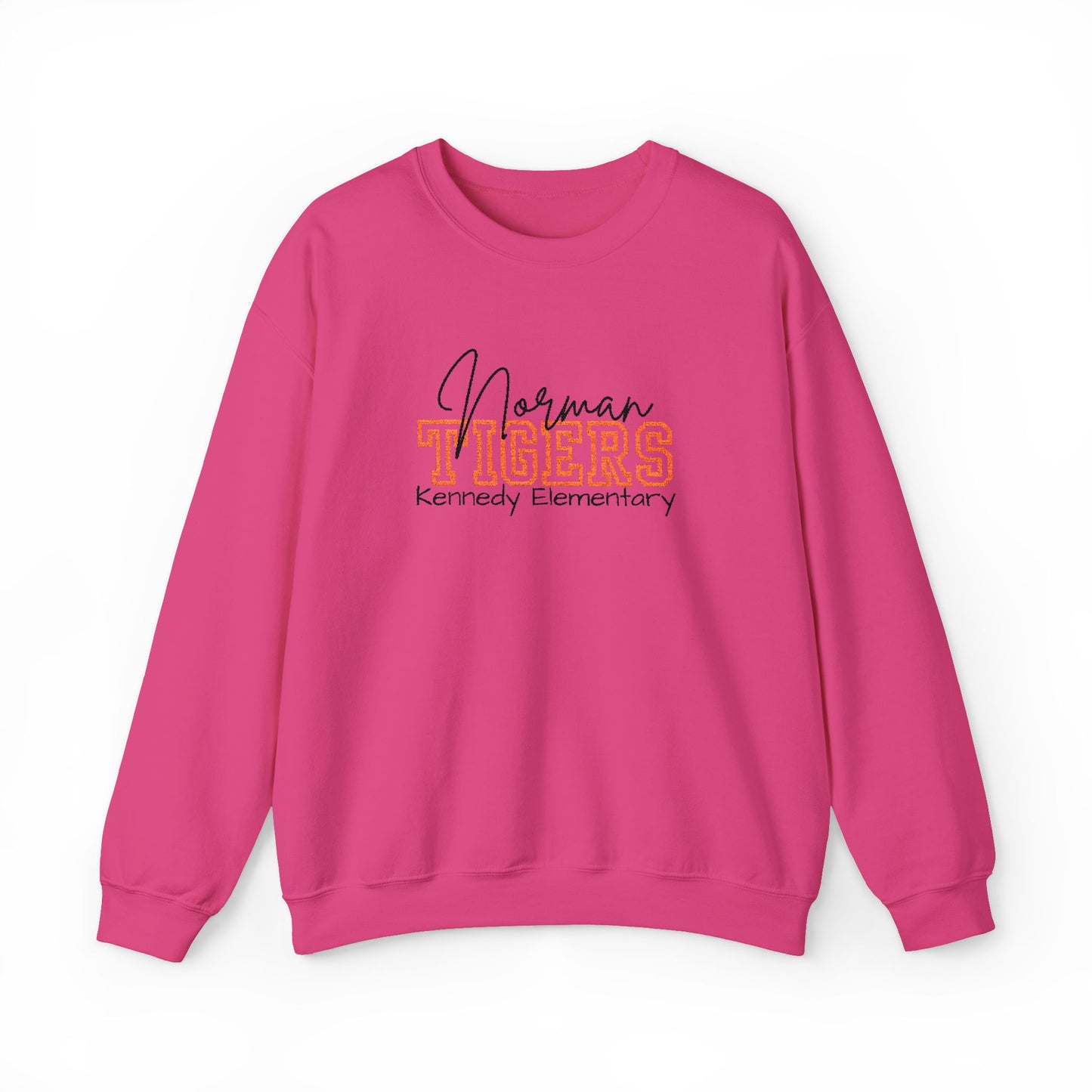 Personalized Embroidered Norman Tigers Crewneck Sweatshirt