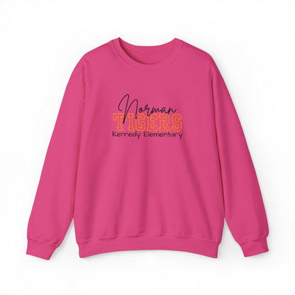 Personalized Embroidered Norman Tigers Crewneck Sweatshirt