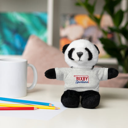 Bixby Oklahoma Spartan Stuffed Animal Logo