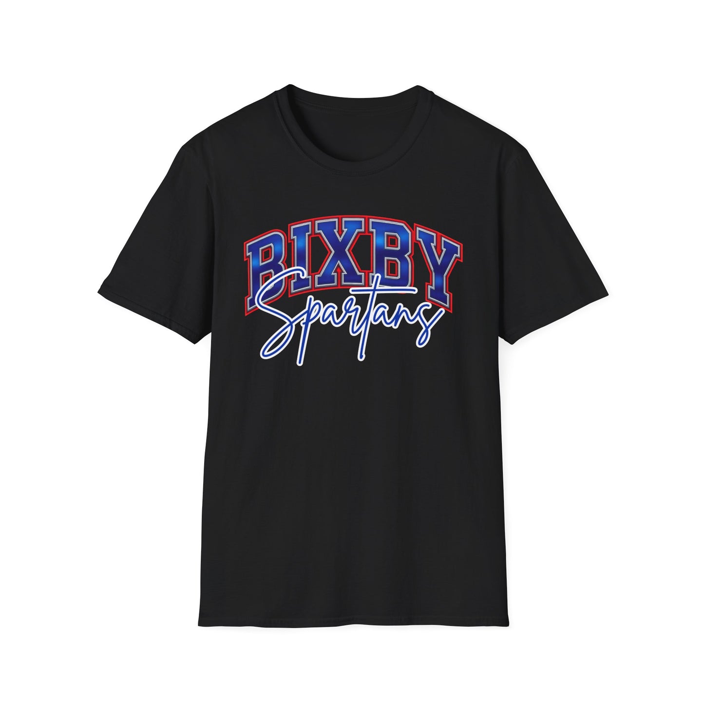 Bixby Spartans School Spirit Softstyle Gildan Tee