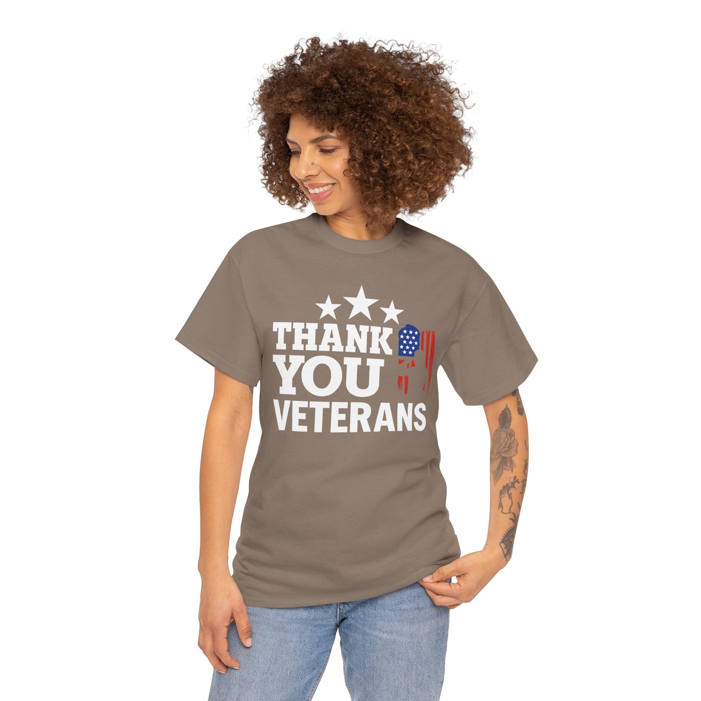 Thank You Veterans Military Appreciation Gildan Tee