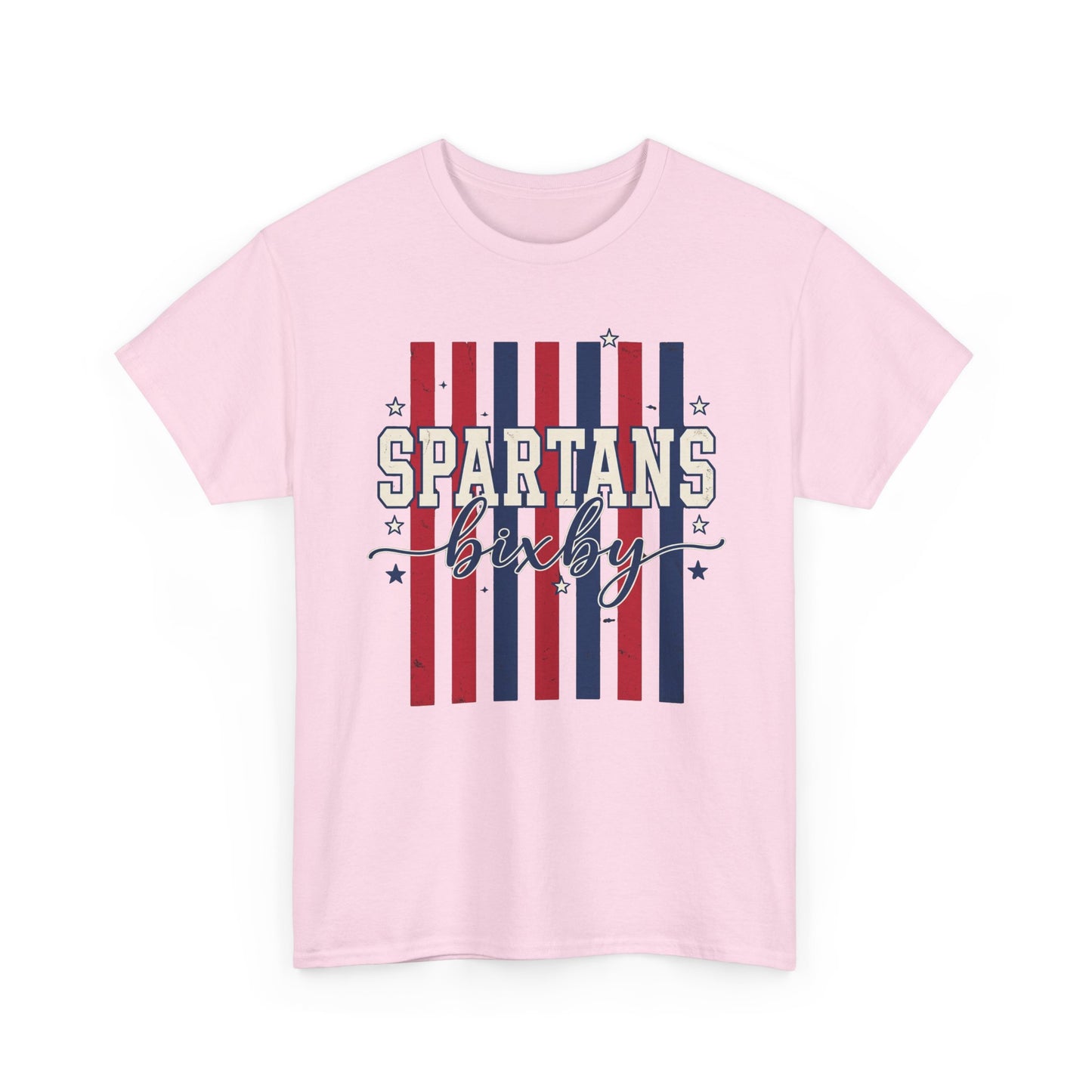 Bixby Spartan Patriotic Gildan Tee
