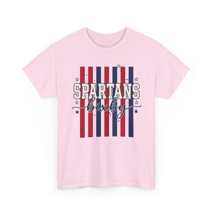 Bixby Spartan Patriotic Gildan Tee