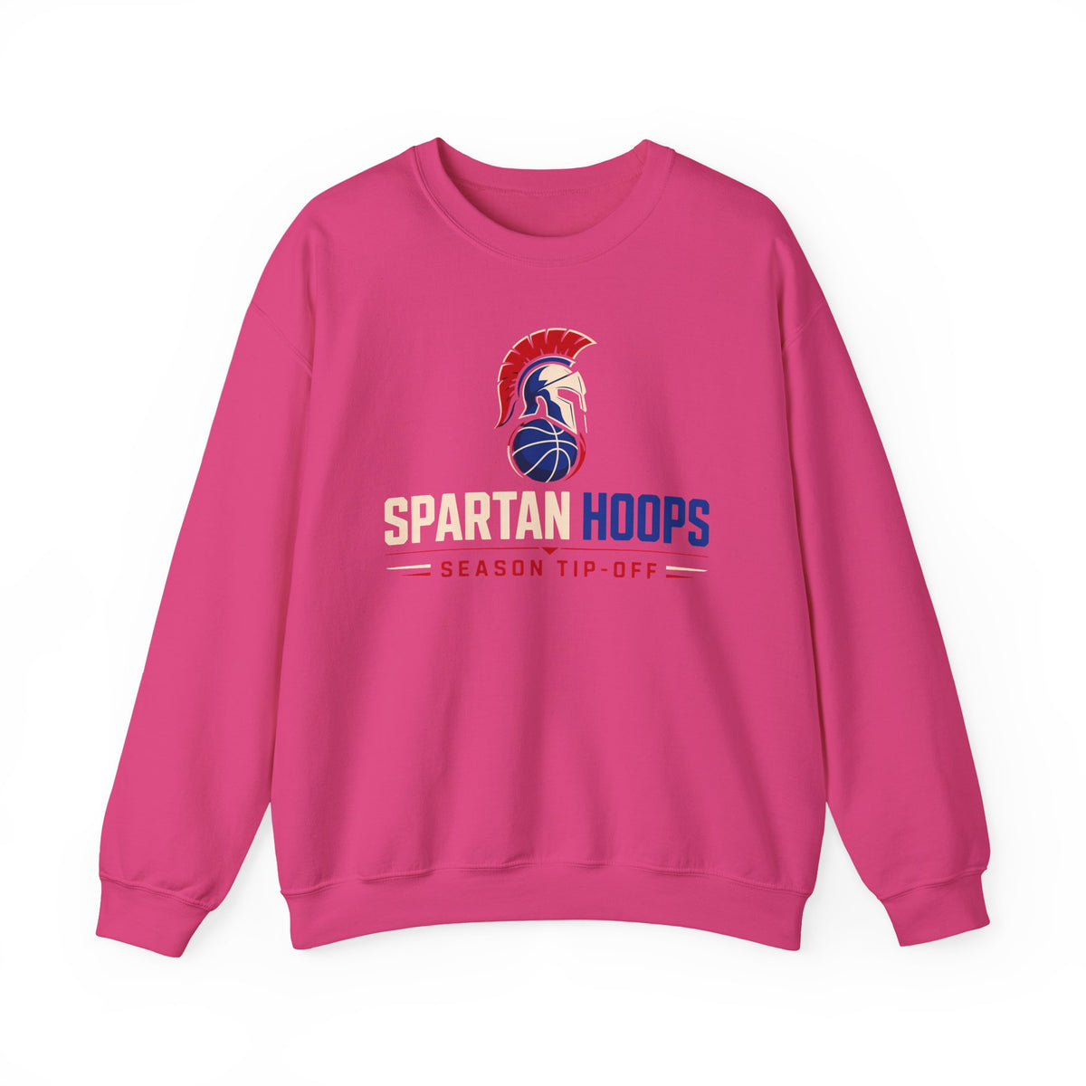 Bixby Spartans Hoops - Season Tip-Off Basketball Pullover Sweatshirt