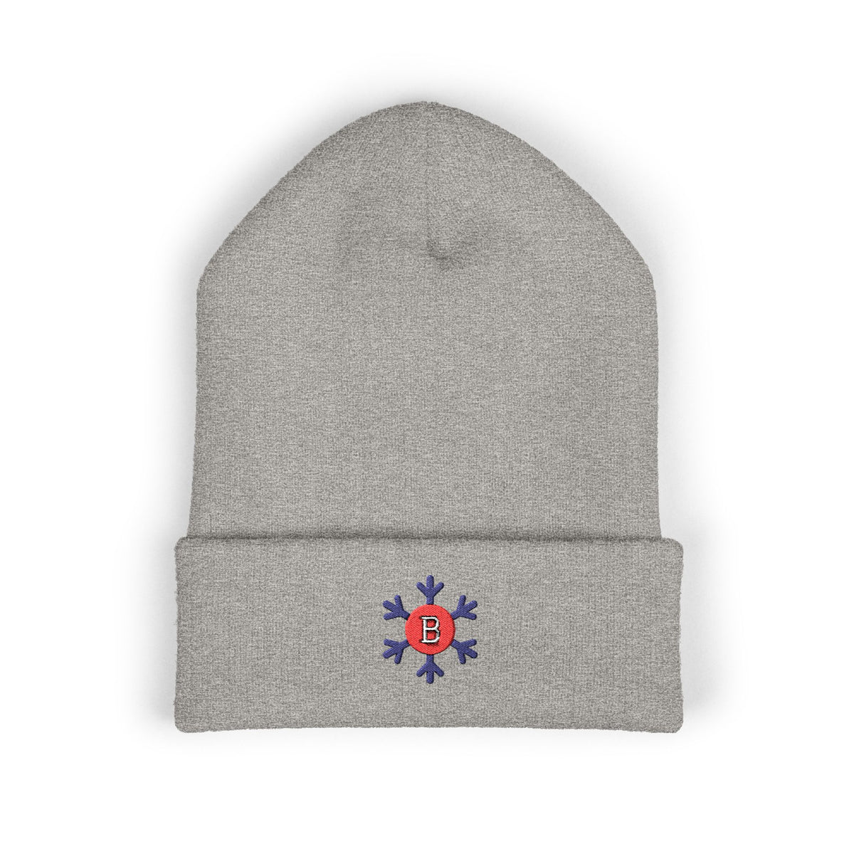 Bixby Spartans Snowflake B Embroidered Winter Beanie