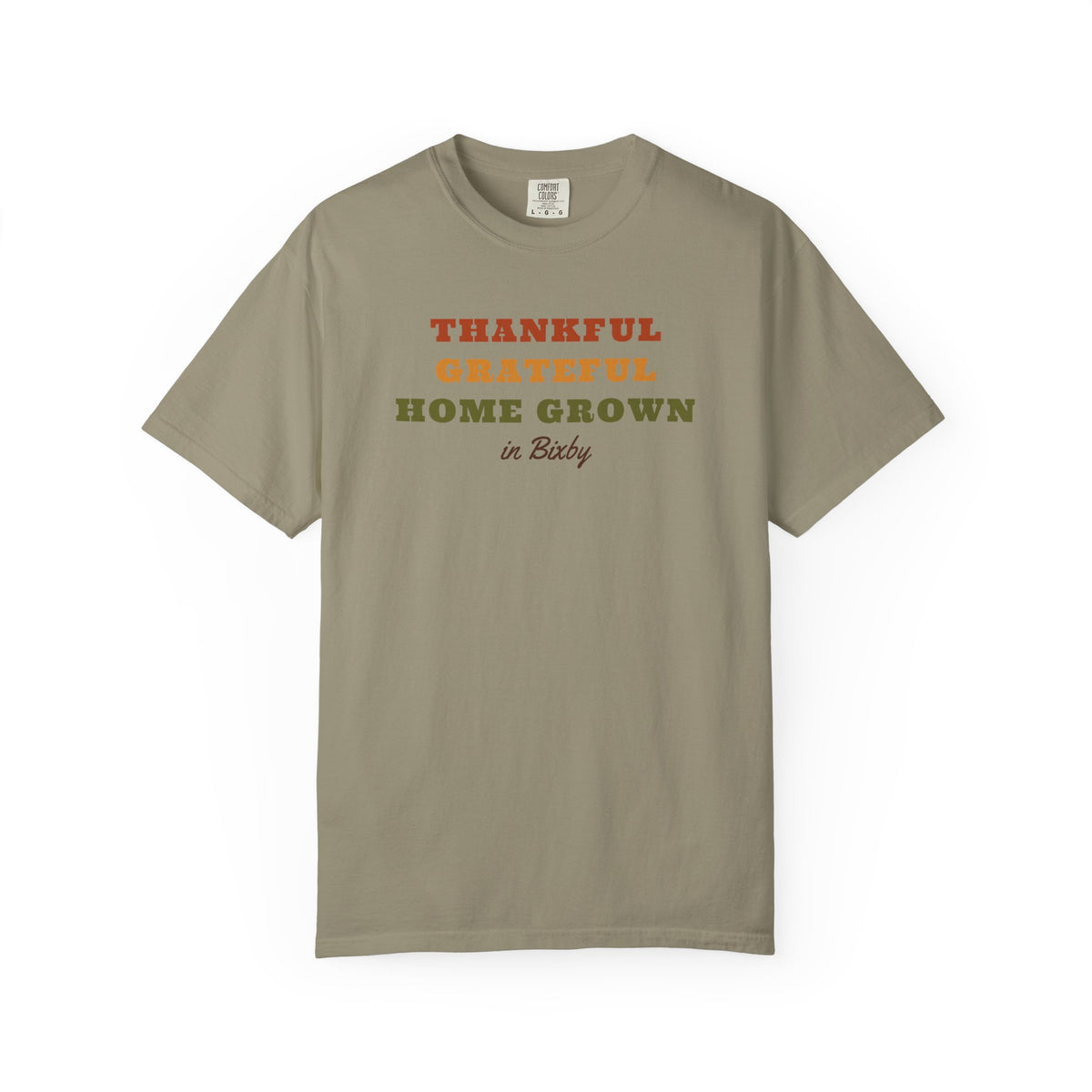 Thankful Grateful Home Grown Comfort Colors Tee