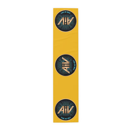 The AI Vet Round Logo Table Runner