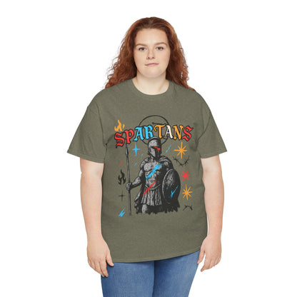 Spartans Graffiti Design Gildan Tee