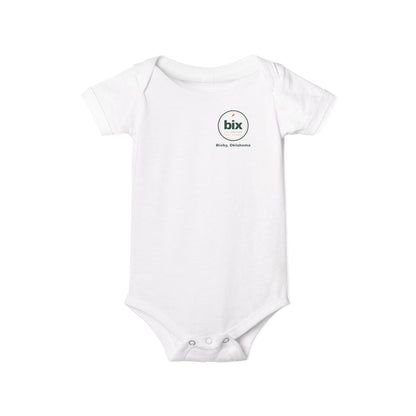 bix Stamp Bixby, Oklahoma Left-Chest Baby Bodysuit