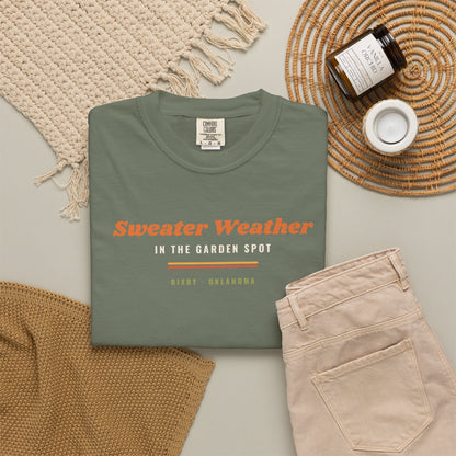 Sweater Weather in the Garden Spot Comfort Colors Tee
