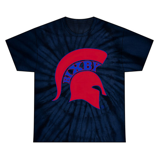 Bixby Spartan Red Logo Tie-Dye Gildan Tee