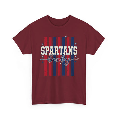 Bixby Spartan Patriotic Gildan Tee