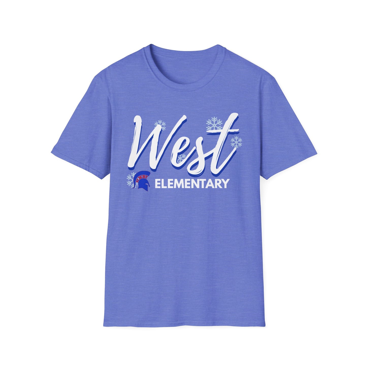 Bixby Spartan West Elementary Snow Day Softstyle Tee