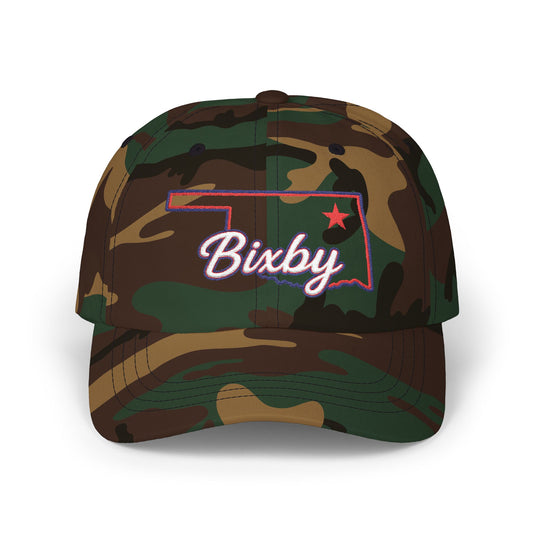 Bixby Oklahoma Embroidered Camouflage Ballcap