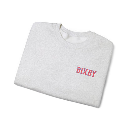 Embroidered Vintage Bixby Font Gildan Sweatshirt
