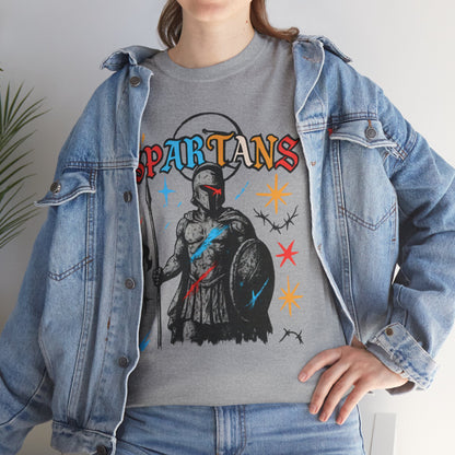 Spartans Graffiti Design Gildan Tee