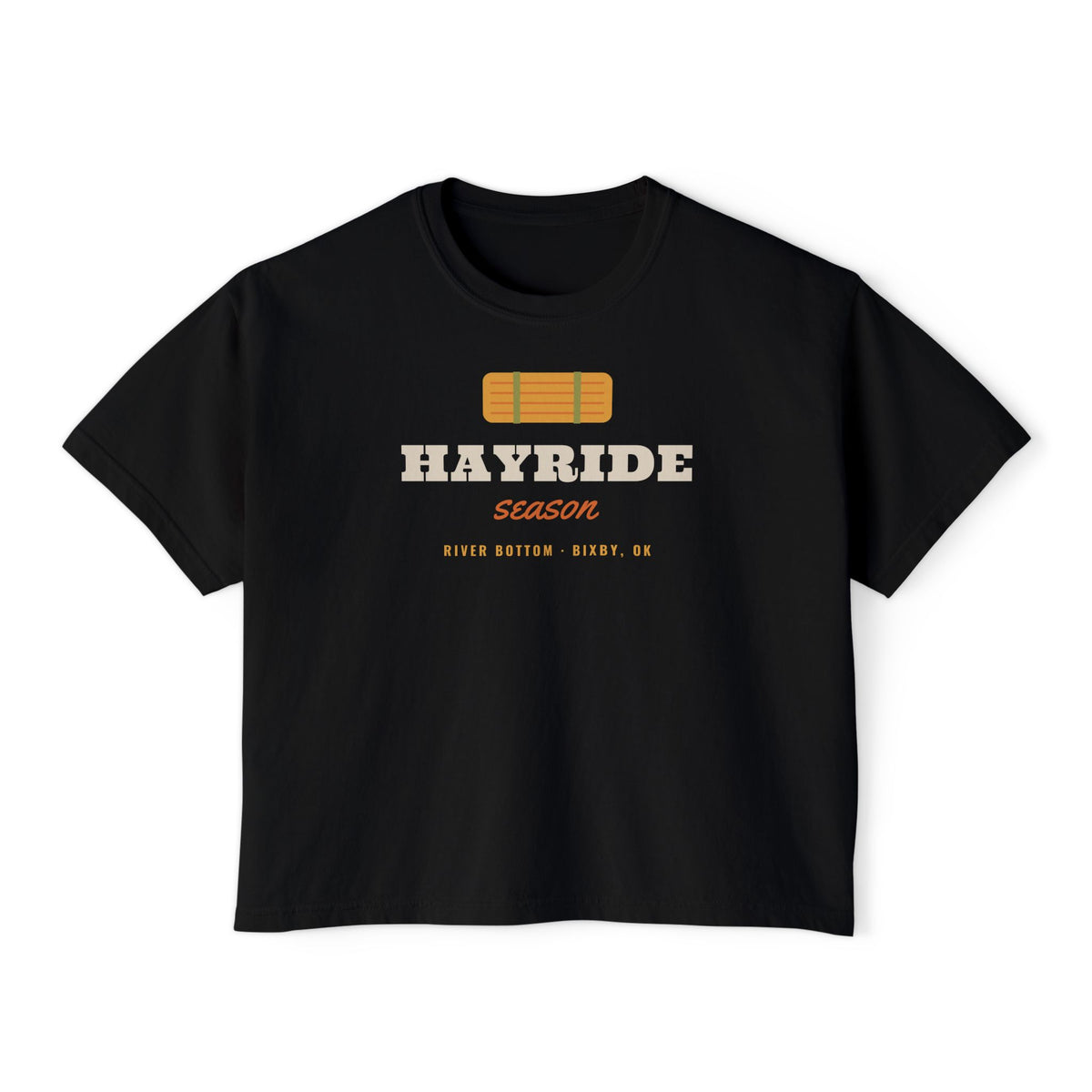Hayride Season Boxy Comfort Colors Tee