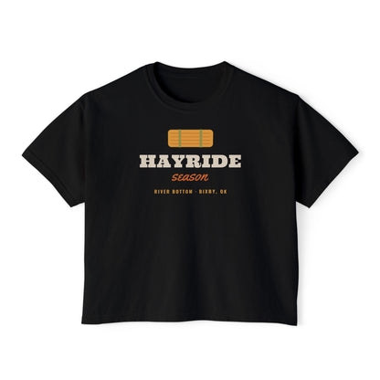 Hayride Season Boxy Comfort Colors Tee
