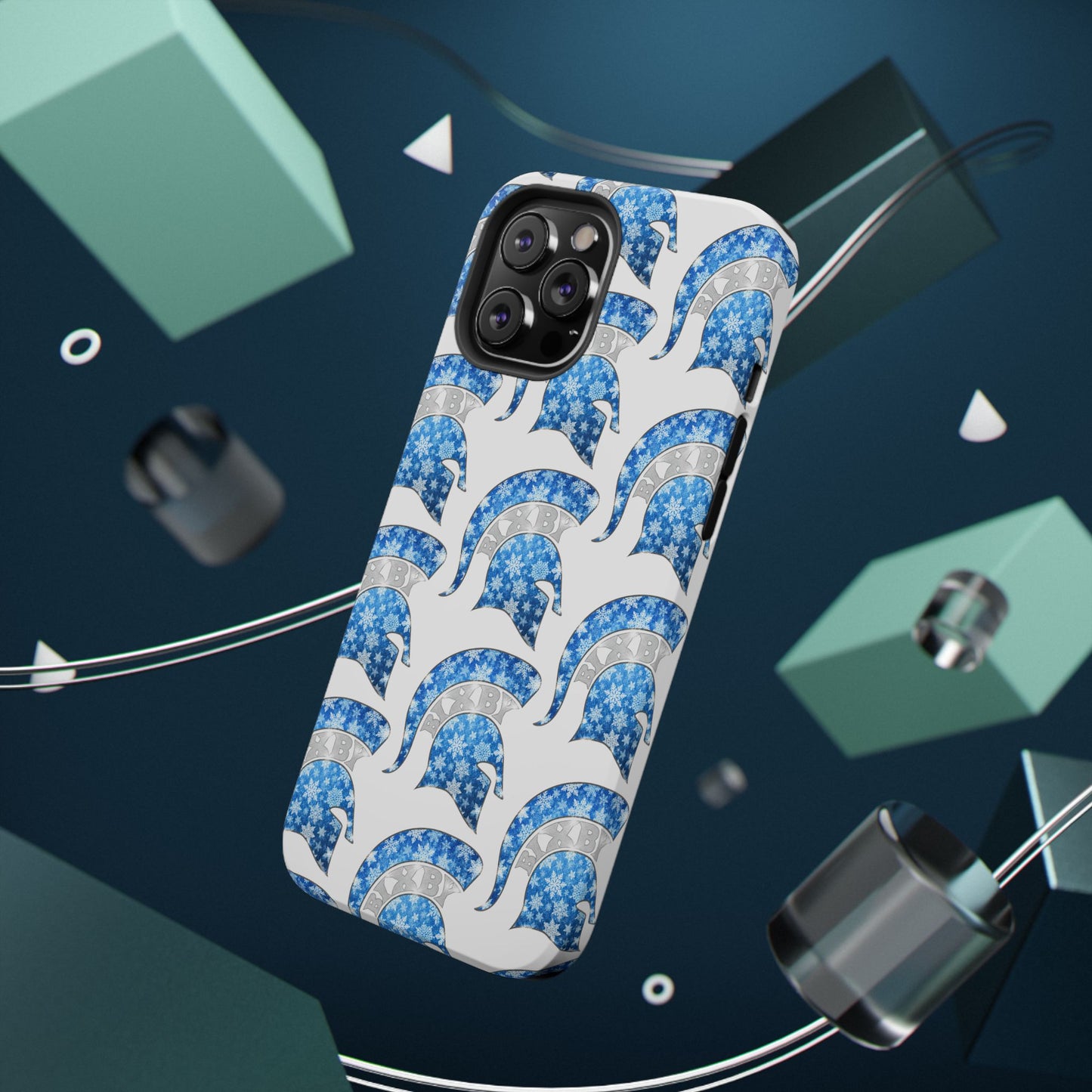 Bixby Spartan Winterfrost Logo Impact Resistant iPhone Case