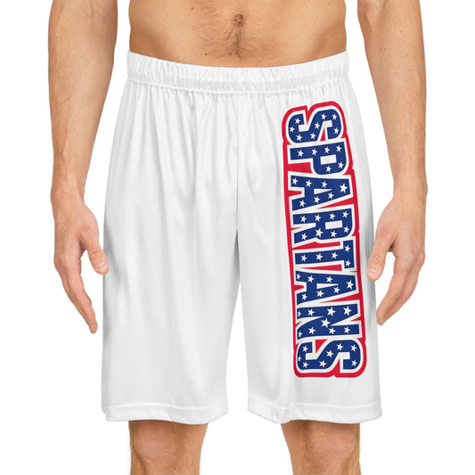 Spartan Patriotic Basketball Shorts