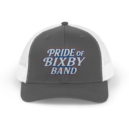 Pride of Bixby Band Embroidered Trucker Snapback
