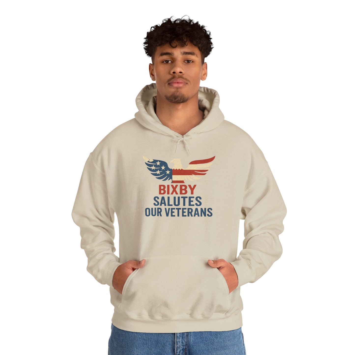 Bixby Salutes Our Veterans Gildan Hoodie
