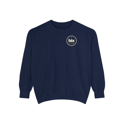 bix Stamp Left-Chest Crewneck