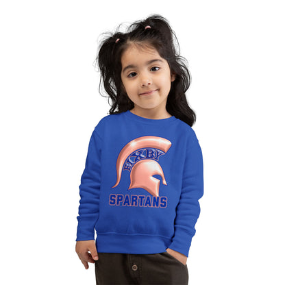 Bixby Spartans Metallic Rose Gold Toddler Rabbit Skins Sweatshirt