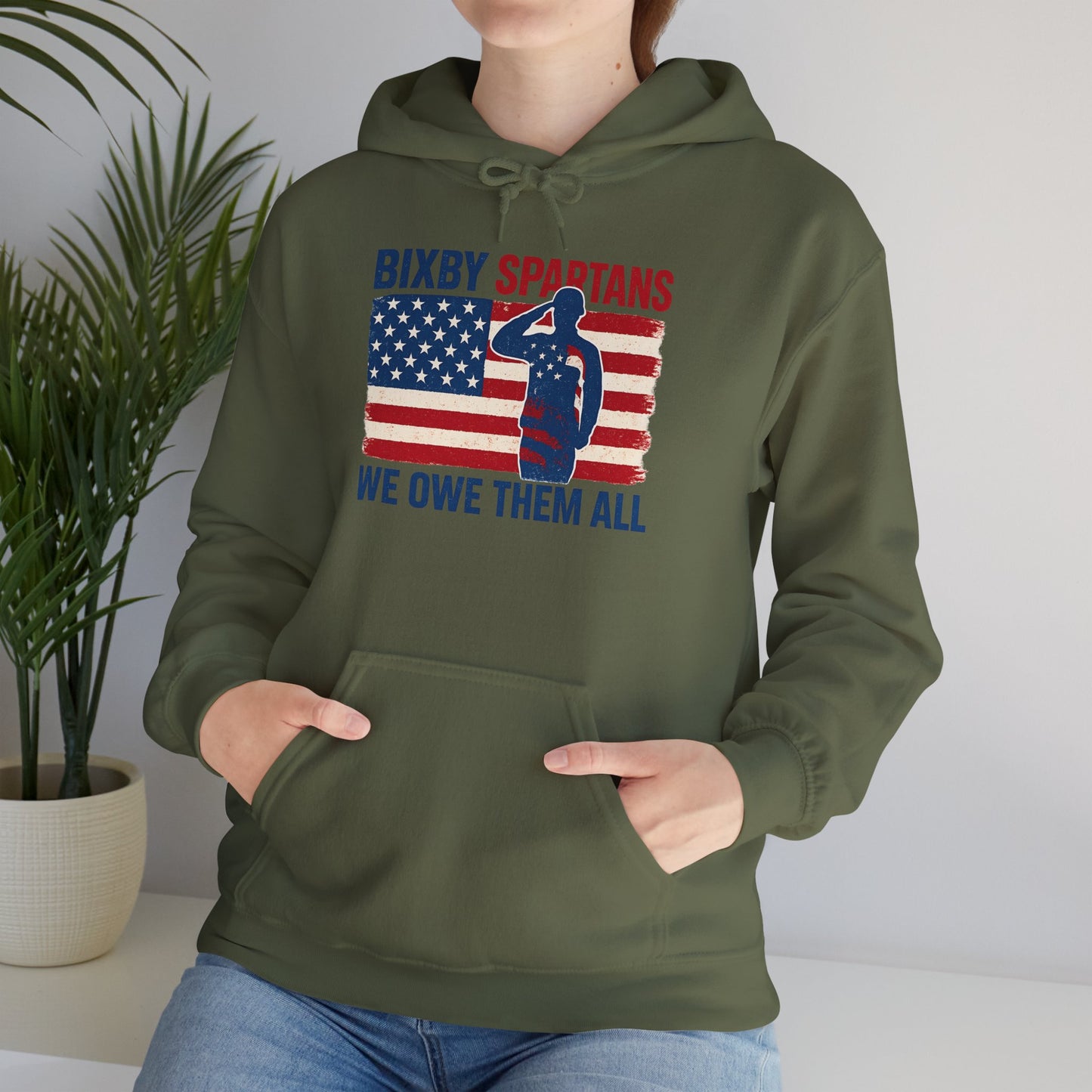 Bixby We Owe Them All Gildan Hoodie