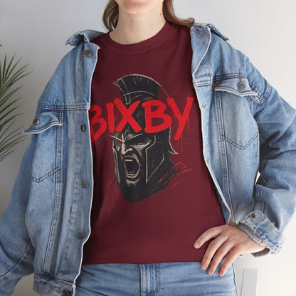 Bixby Spartan Helmet Chaos Gildan Tee