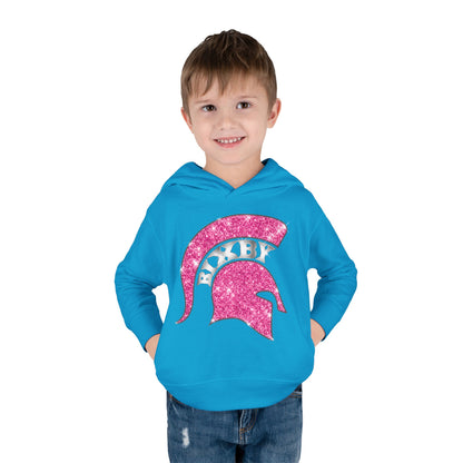 Bixby Spartans Pink Bling Toddler Rabbit Skins Hoodie