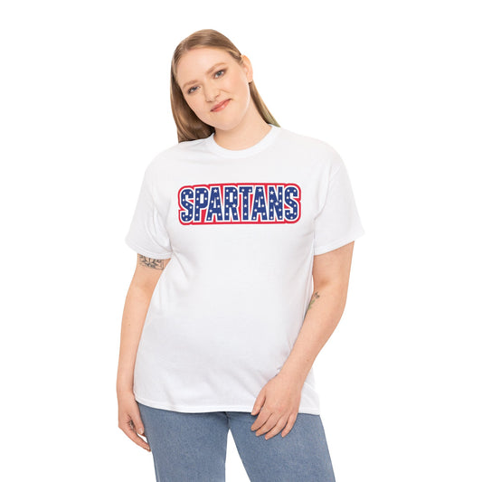 Spartans Patriotic Gildan Tee