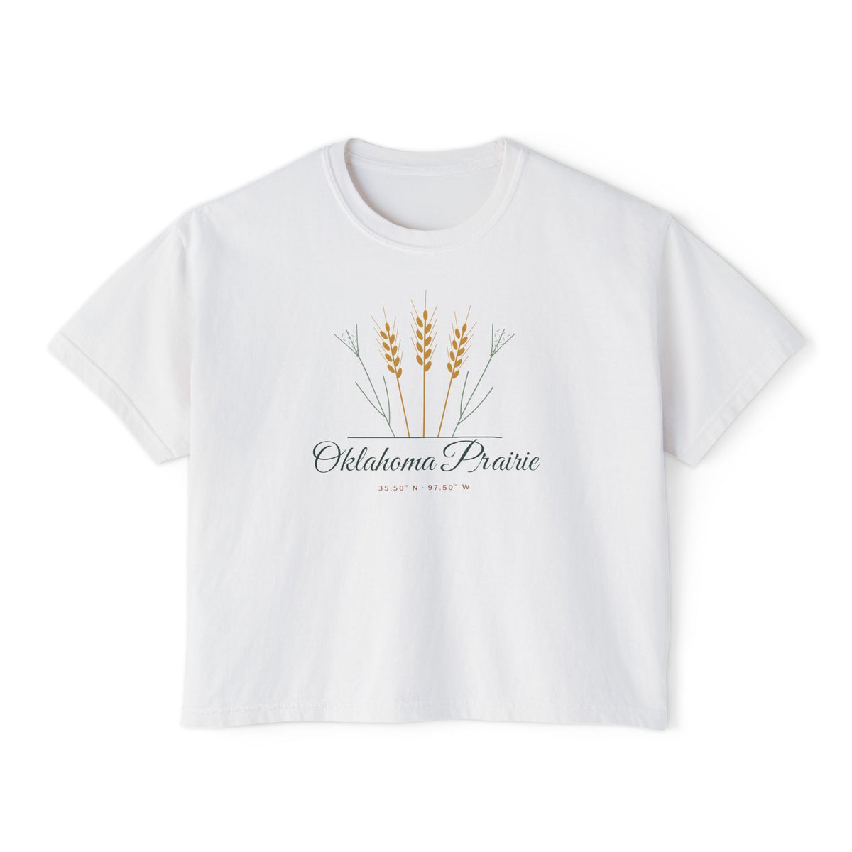 Oklahoma Prairie Boxy Comfort Colors Tee