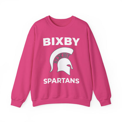 Bixby Spartans Logo Crewneck Gildan Sweatshirt