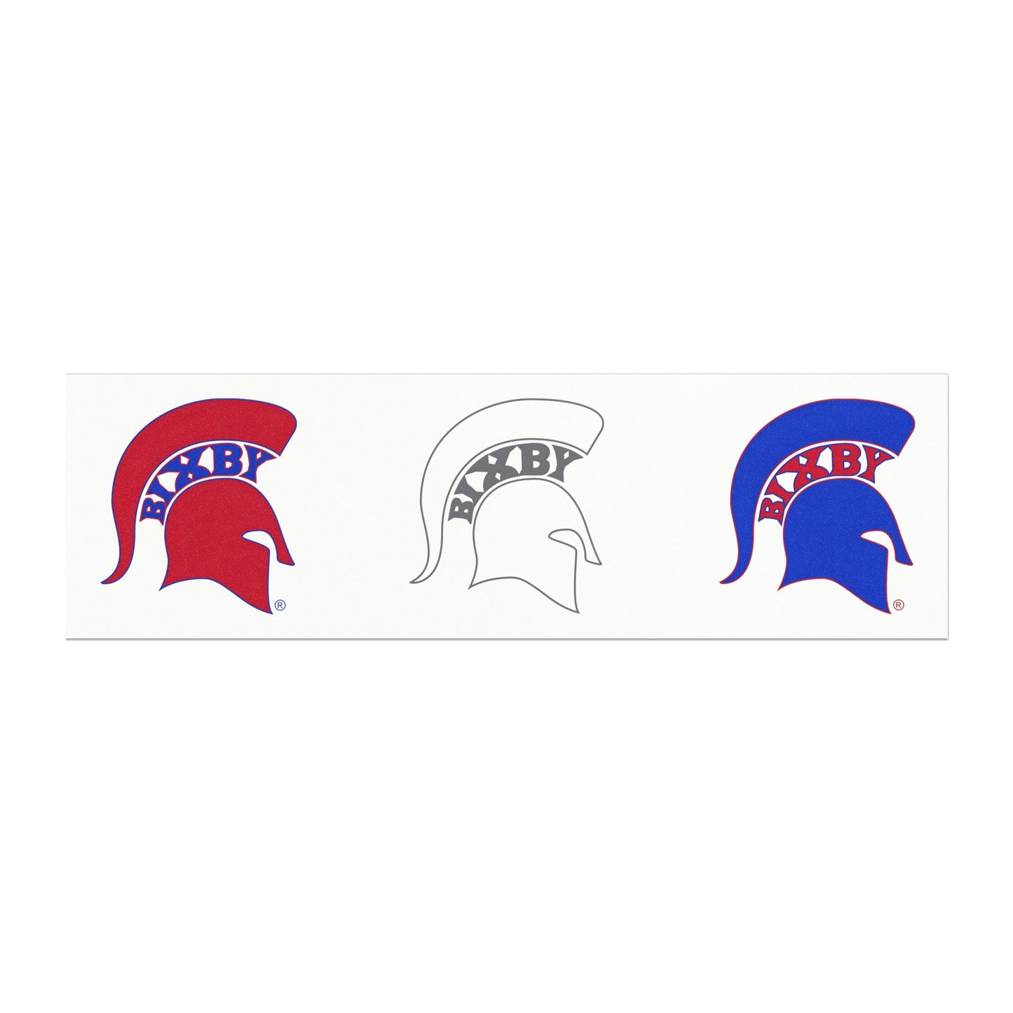 Spartan Red White & Blue Car Magnet