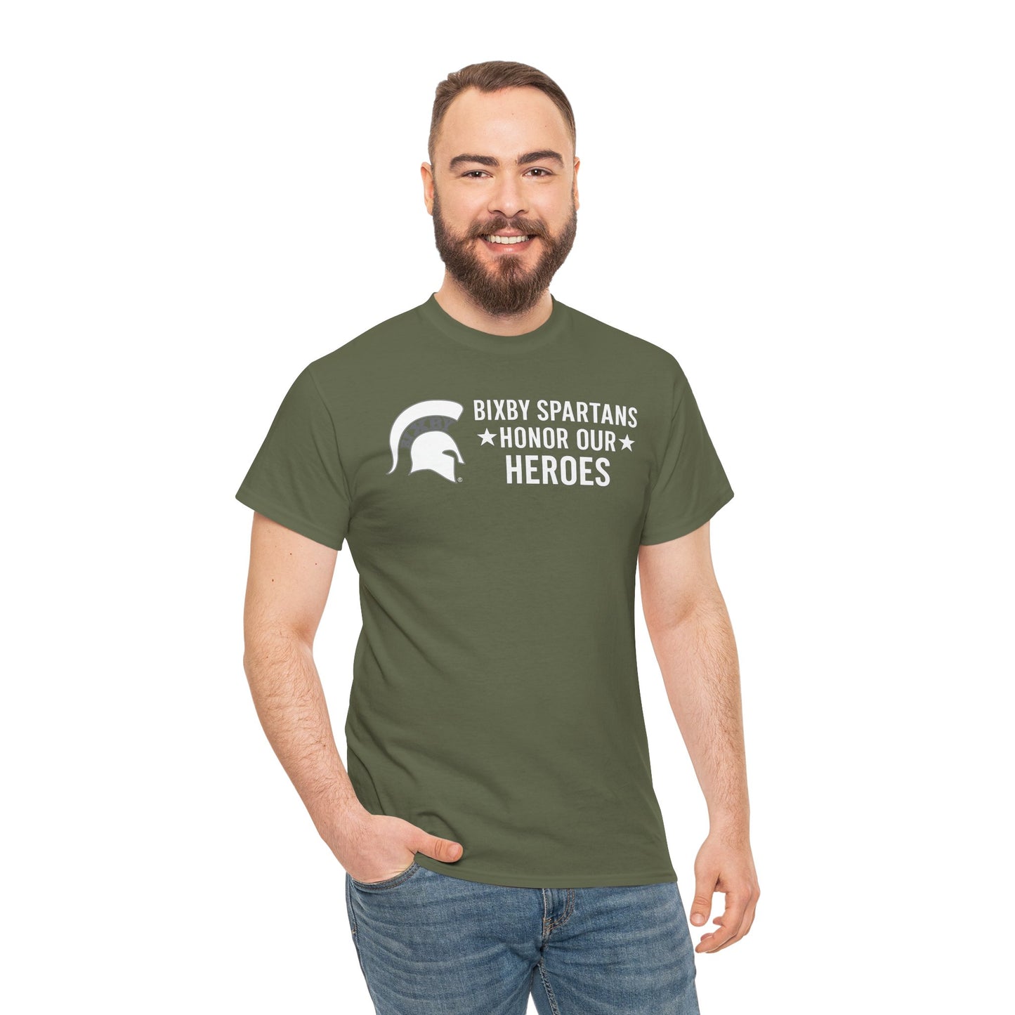 Spartans Honor Our Heroes Military Appreciation Gildan Tee