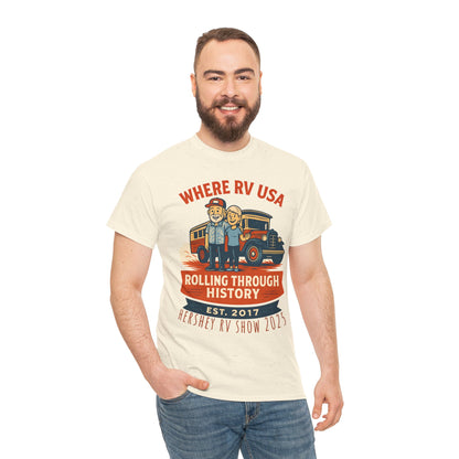 Where RV USA Rolling Through History Limited Edition Tee