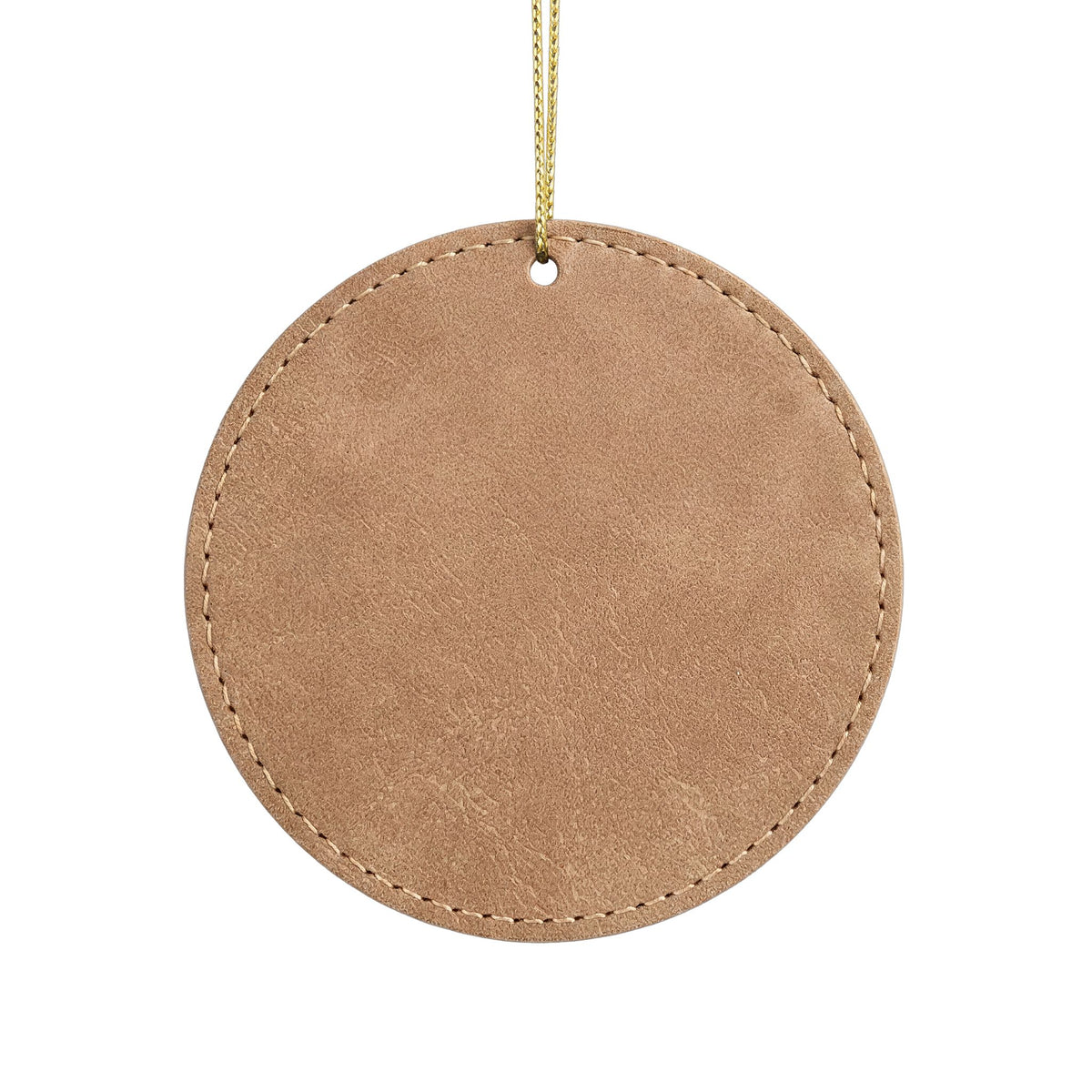 Bixby Garden Script Engraved Leatherette Ornament