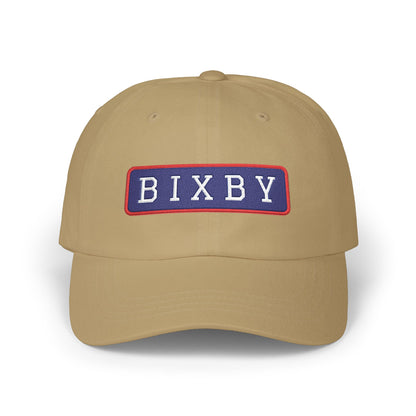 Bixby Spartans Embroidered Dad Hat, BIXBY Bar